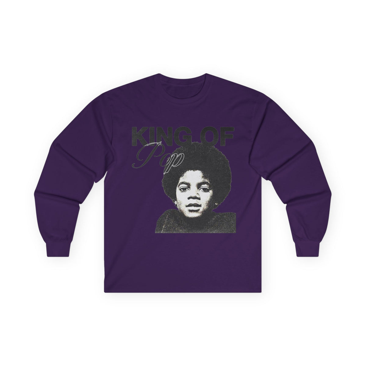 King of Pop Retro -  Long Sleeve Tee