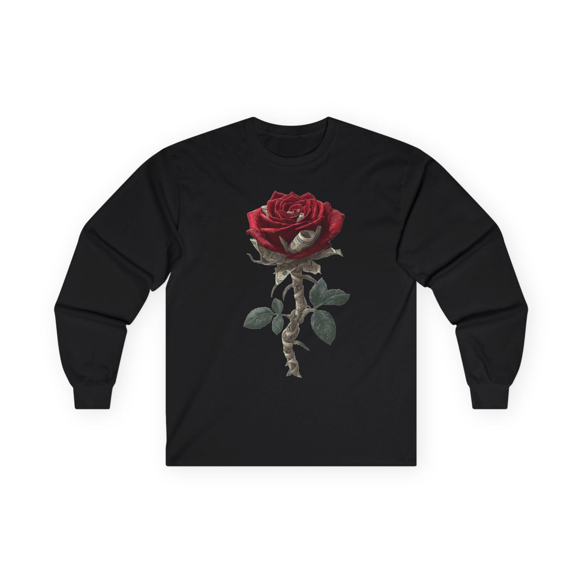 Money Rose - Long Sleeve Tee