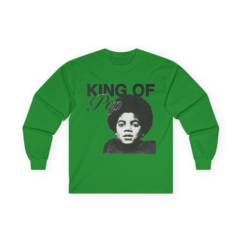 King of Pop Retro -  Long Sleeve Tee