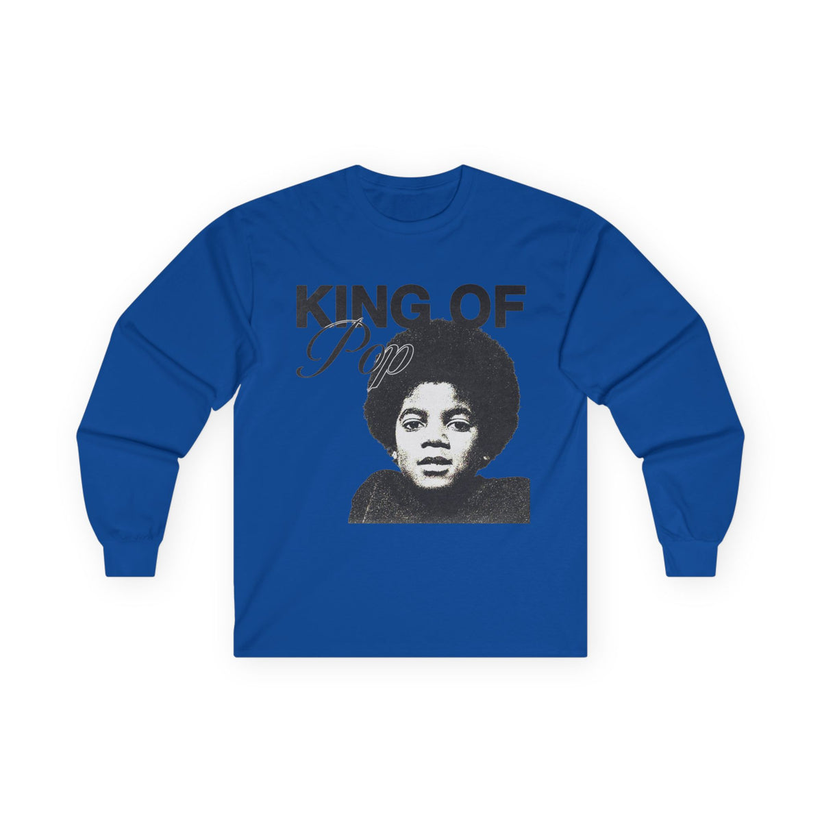 King of Pop Retro -  Long Sleeve Tee