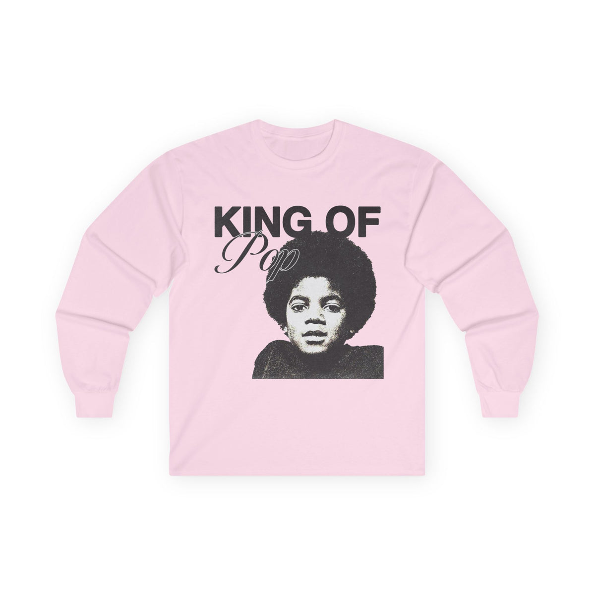 King of Pop Retro -  Long Sleeve Tee
