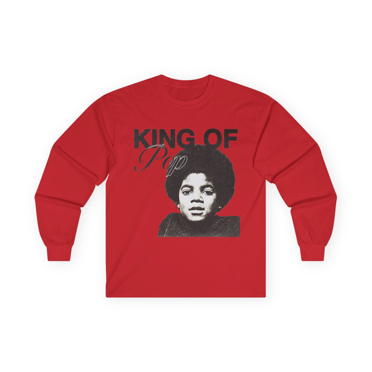 King of Pop Retro -  Long Sleeve Tee