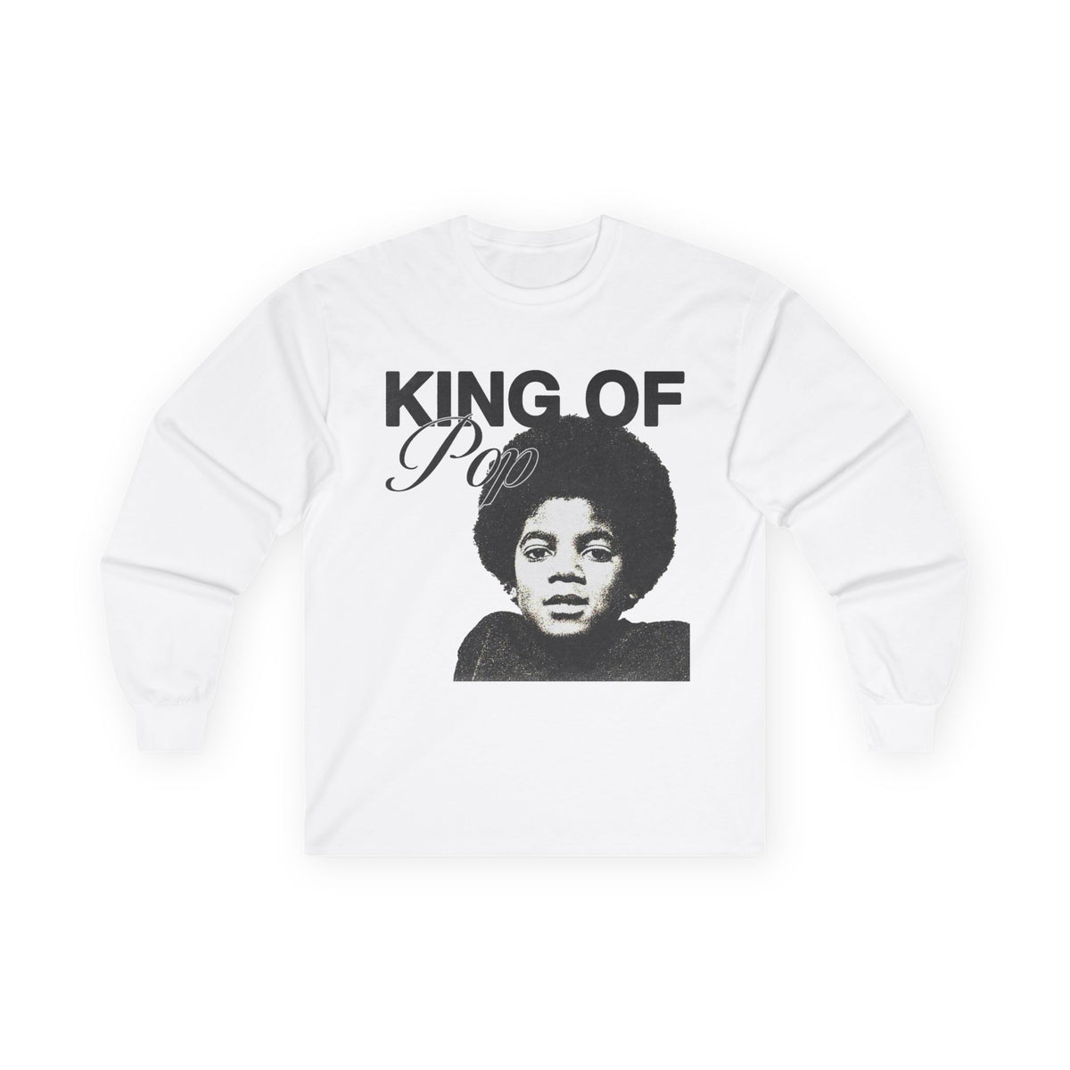 King of Pop Retro -  Long Sleeve Tee
